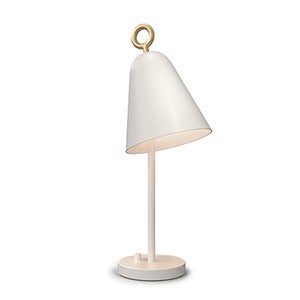 Bella bordlampe antikk hvit E14