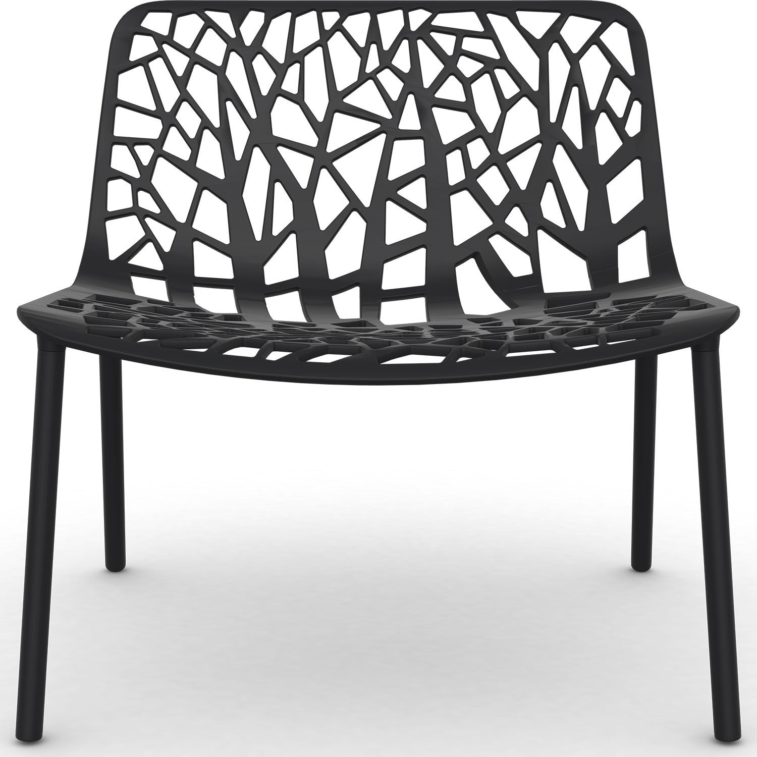 Forest loungelenestol Black 