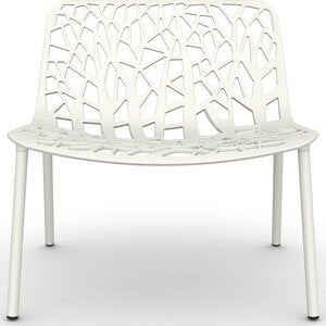 Forest loungelenestol White 