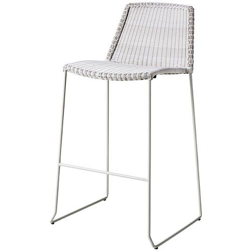 Breeze barstol hvid 