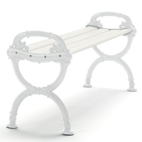 Benk Byarum / g:hvit / v:hvit lakk. for Byarums Bruk