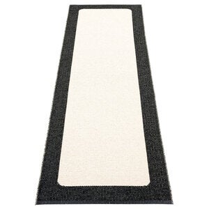 Ilda matte 70x240 cm black / vanilla 