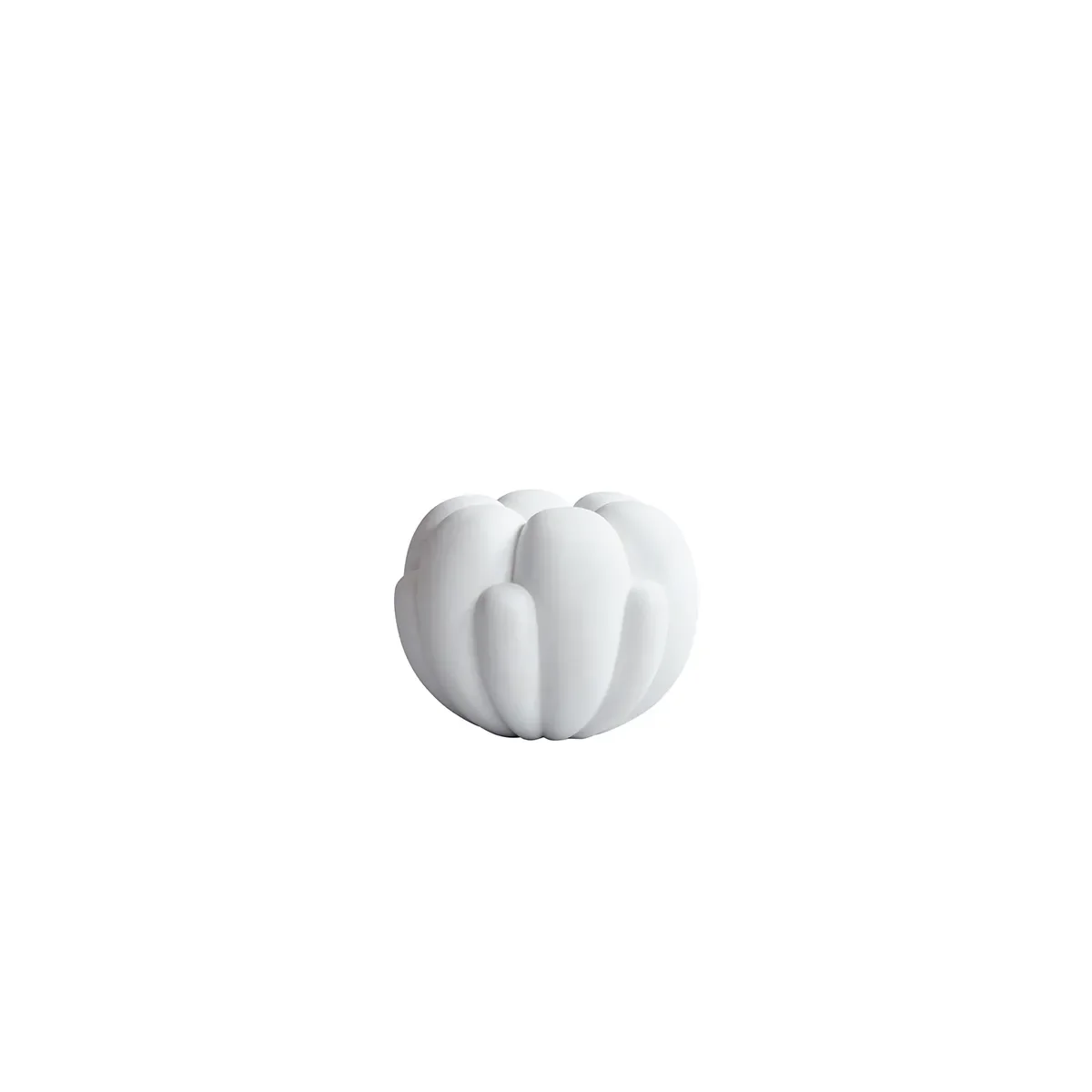 Håndlaget vase Bloom Petit Bone White H18 cm