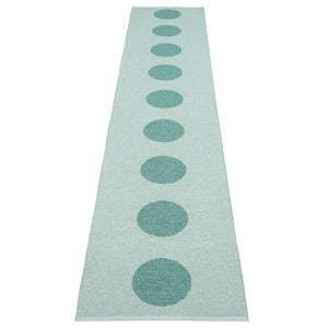 Vera Pop teppe Jade/Pale Turquoise 70 x 360cm