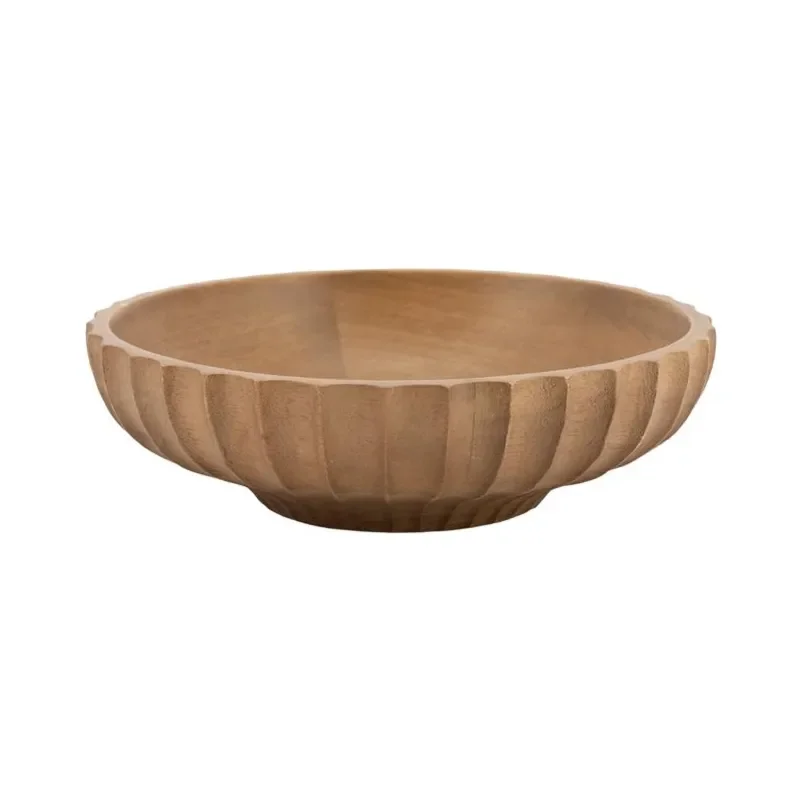Yori small Skål 19x19x6 cm Mangotre Brun