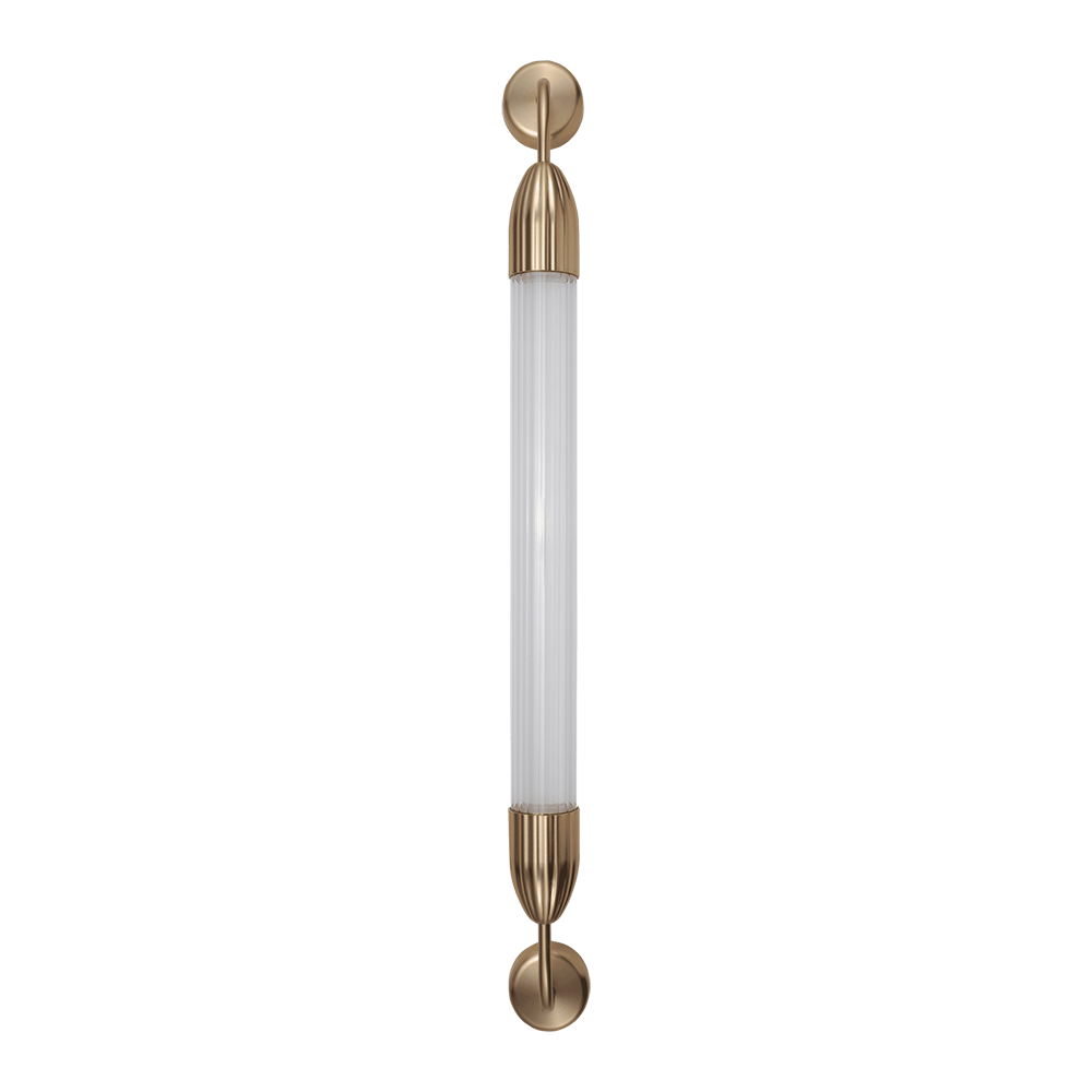 Lemon Squeeze Vegglampe Singel Short Plated Steel - UMAGE - Stue - Design - Metall - Med en lyskilde