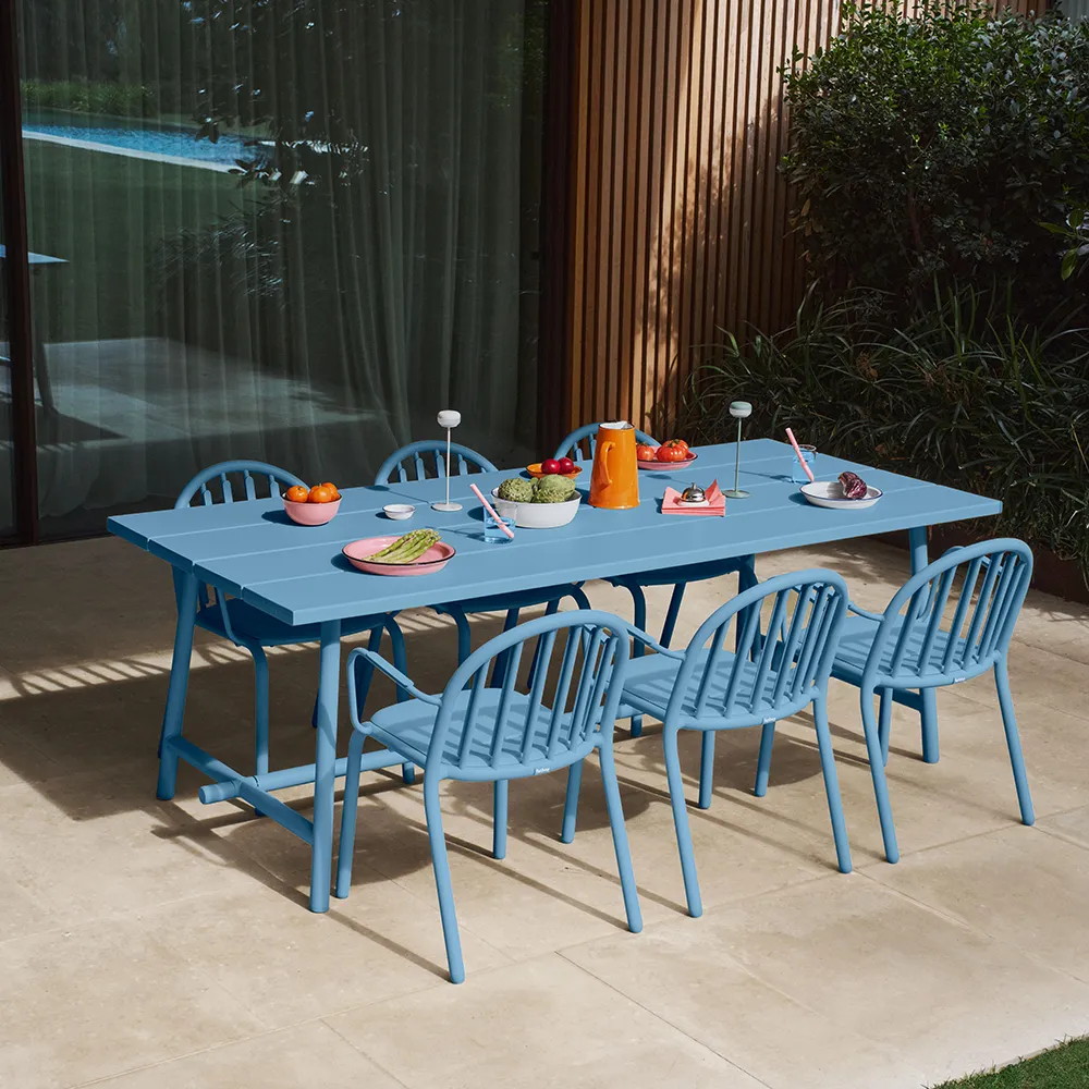 Fred'S Spisestol med armlener Wave Blue