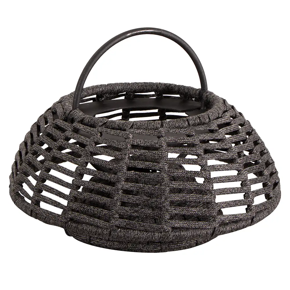 Illusion lampe til oppheng Graphite, Soft Rope