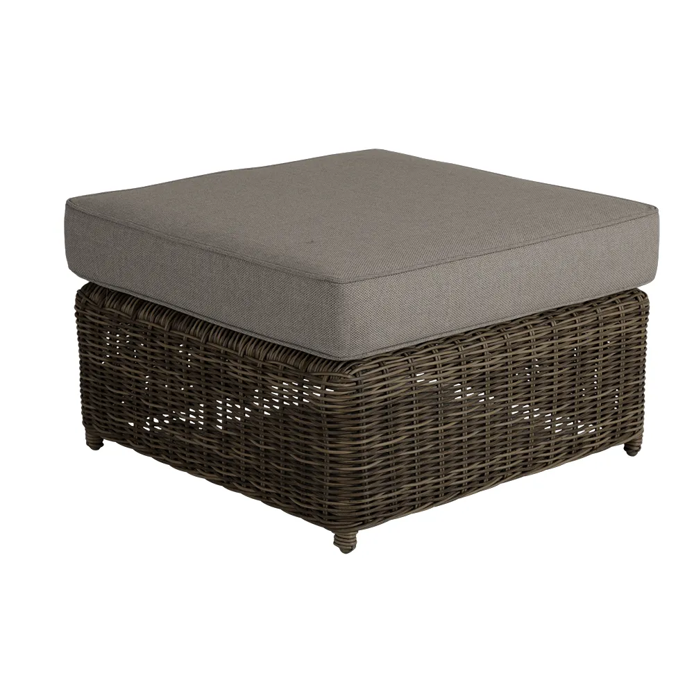 Glendon ottoman  Dark brown / Soft moose
