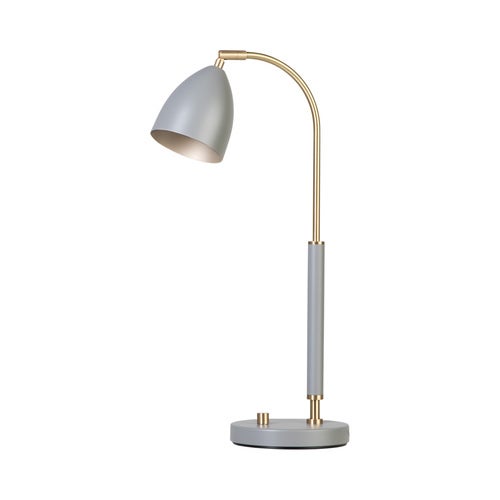 Deluxe bordlampe varm grå/messing Mr16 inkl. lyskilde