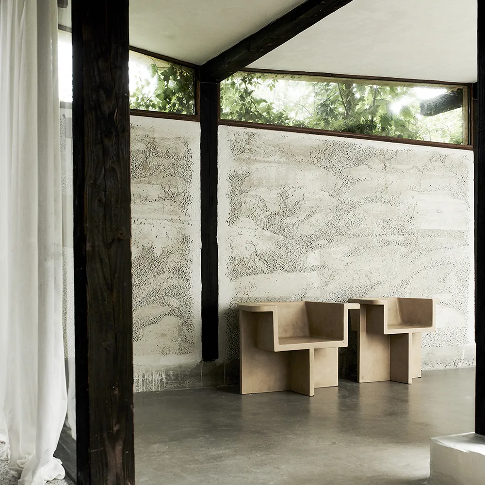 Brutus lenestol - sand