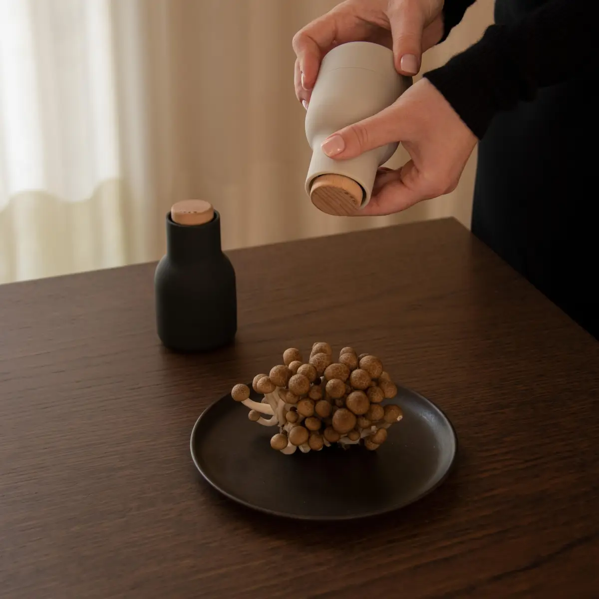 Bottle Grinder 2-pakk Liten - Ask, Karbon / Bøk