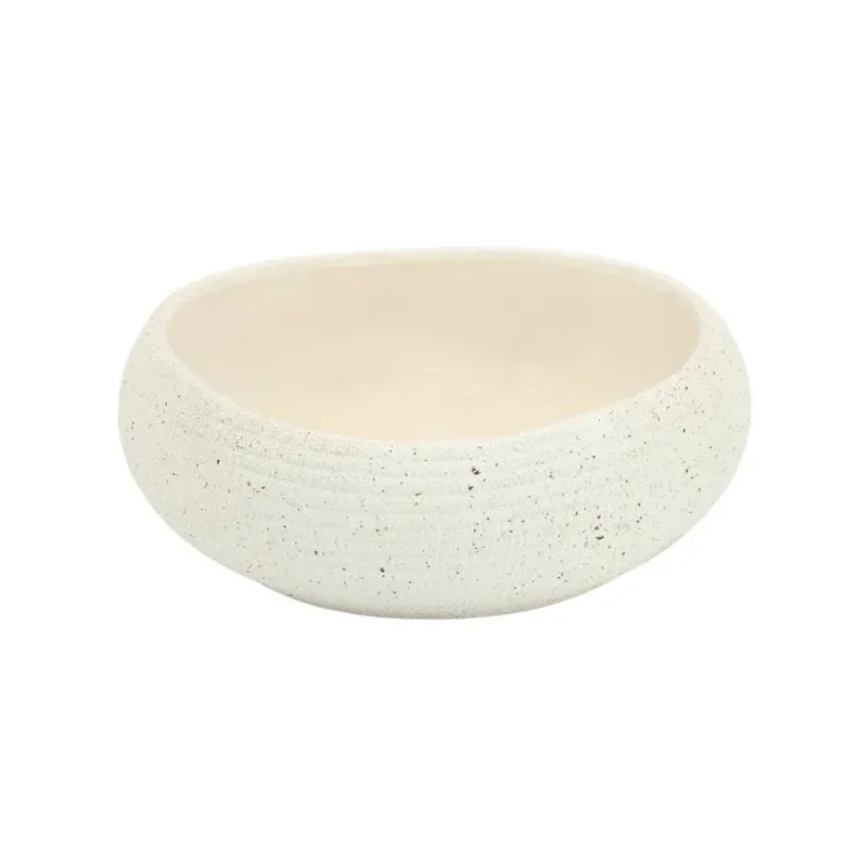 Grava Skål 26,5x26,5x9,5 cm Leirtøy Off white
