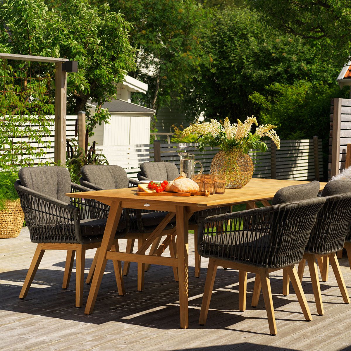 Kenton 3-seter sofa grå/grå Brafab