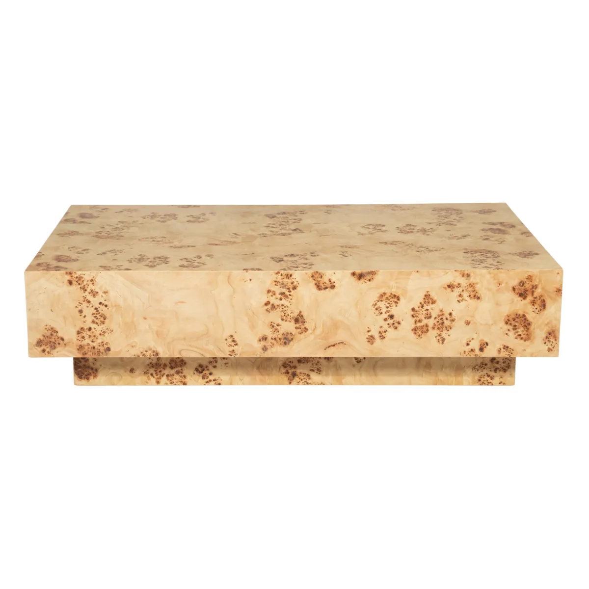 Dean 117x70x30 cm MDF & wit populieren Tre fineer Brun