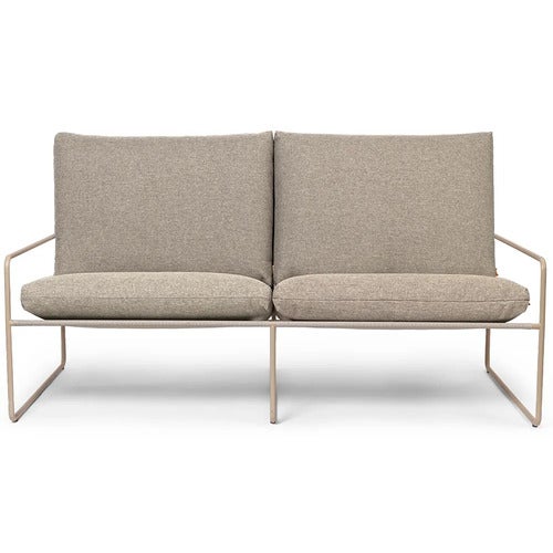 Desert 2-seters sofa Cashmere/Dark Sand