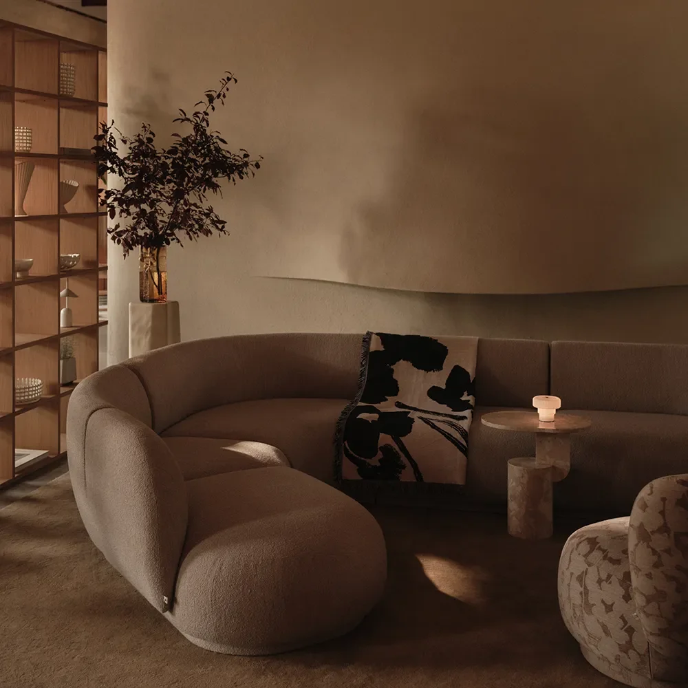 Teppe i økologisk bomull Cilla