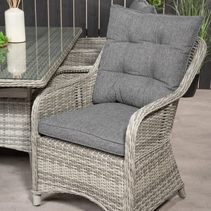 Vikelund spisestol grå 2-pakning