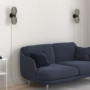 Tentacle Vegglampe Duo Svart/Røyk G9