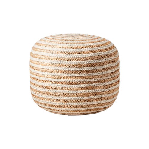 JUNI Pouf Natural/ivory