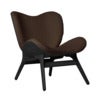 A Conversation Piece Lounge stol Black Oak/Teddy Brown