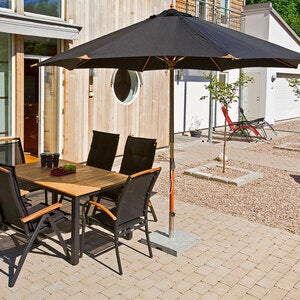 Parasoll 335cm Svart