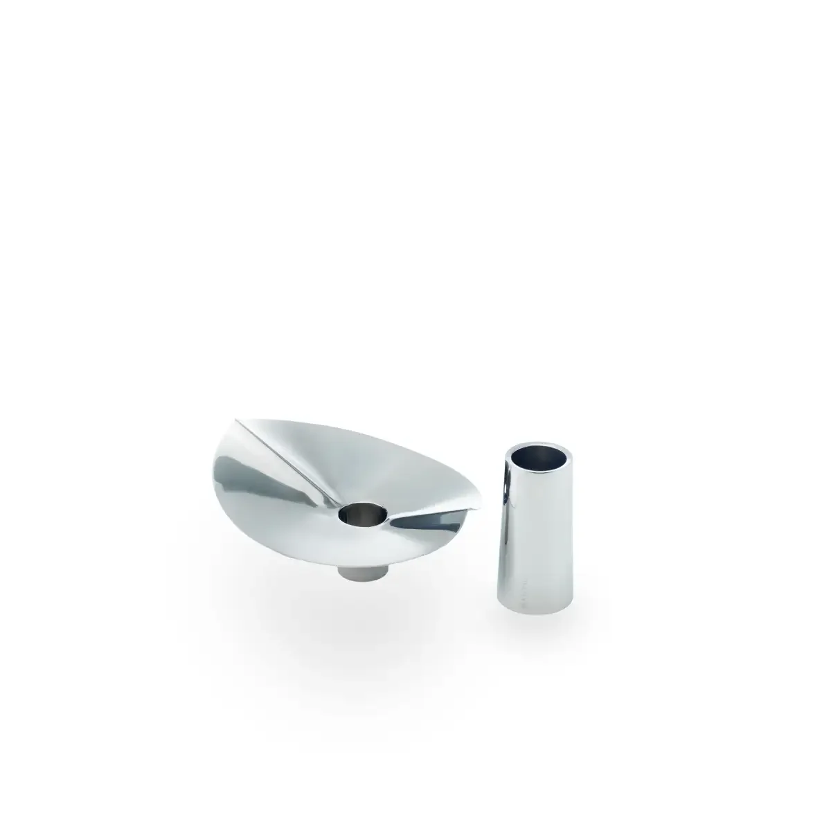 Löv Mini Ø12xH10 cm Rustfritt stål Klong