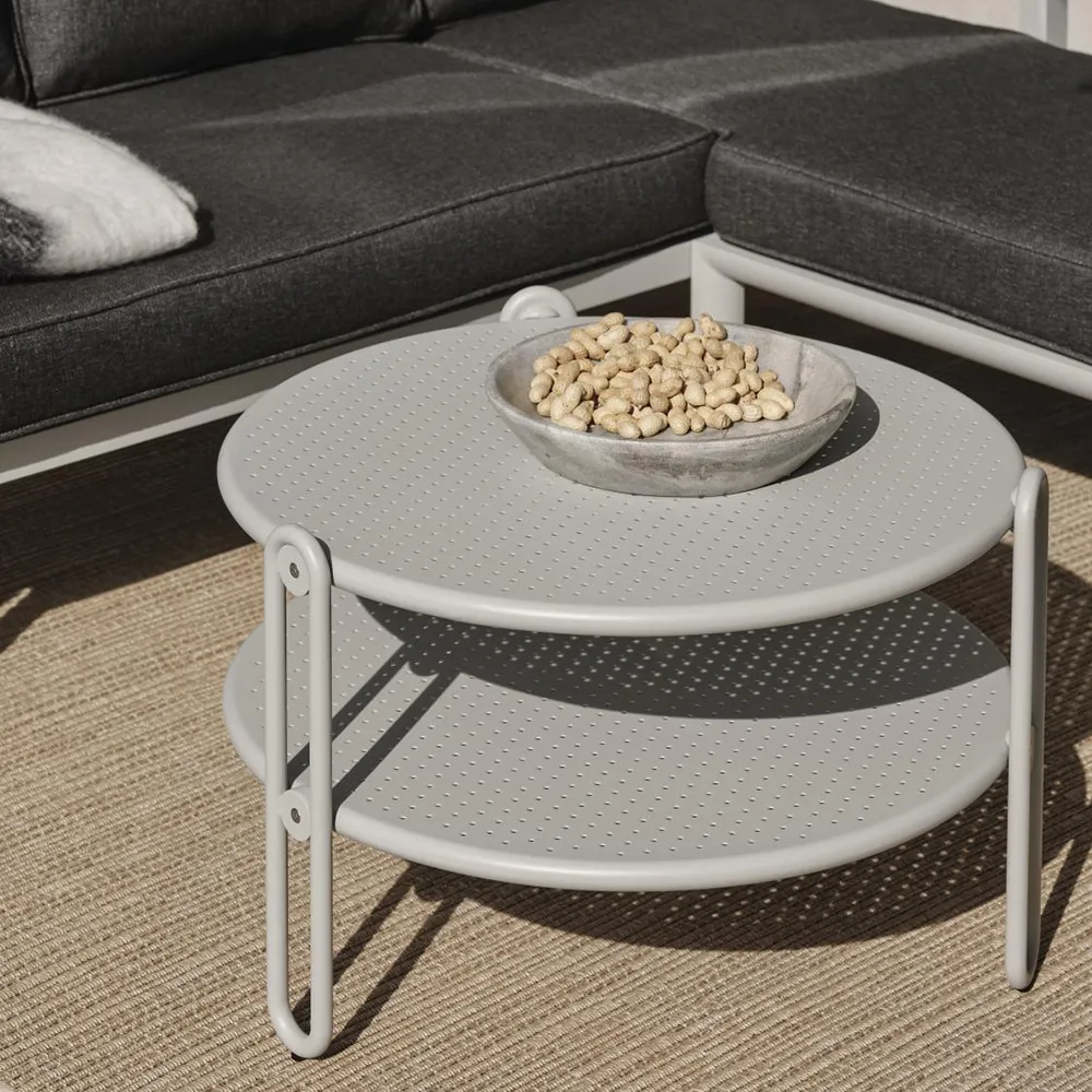 Blixt salongbord 65 cm Light Grey