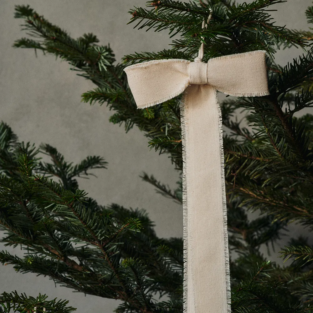 Håndlagde Juledekorasjoner Bow 2 stk