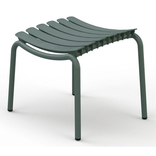 Reclips fotskammel olivengrønn aluminium