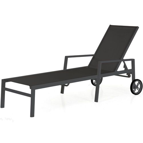 Leone solseng svart/grå Aluminium Brafab