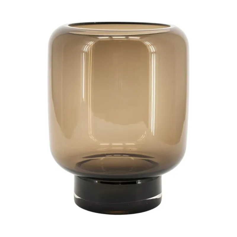 Solenne large 19,5x19,5x25 cm glass brun