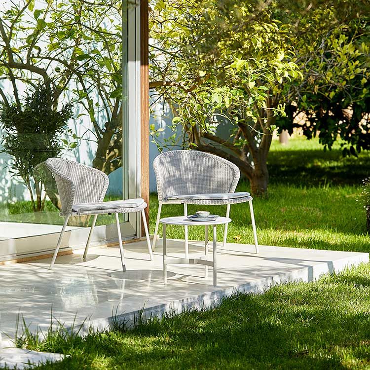 Twist sidebord/kaffebord Hvit 