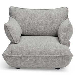 Sumo Loveseat Mingle Grid Stone