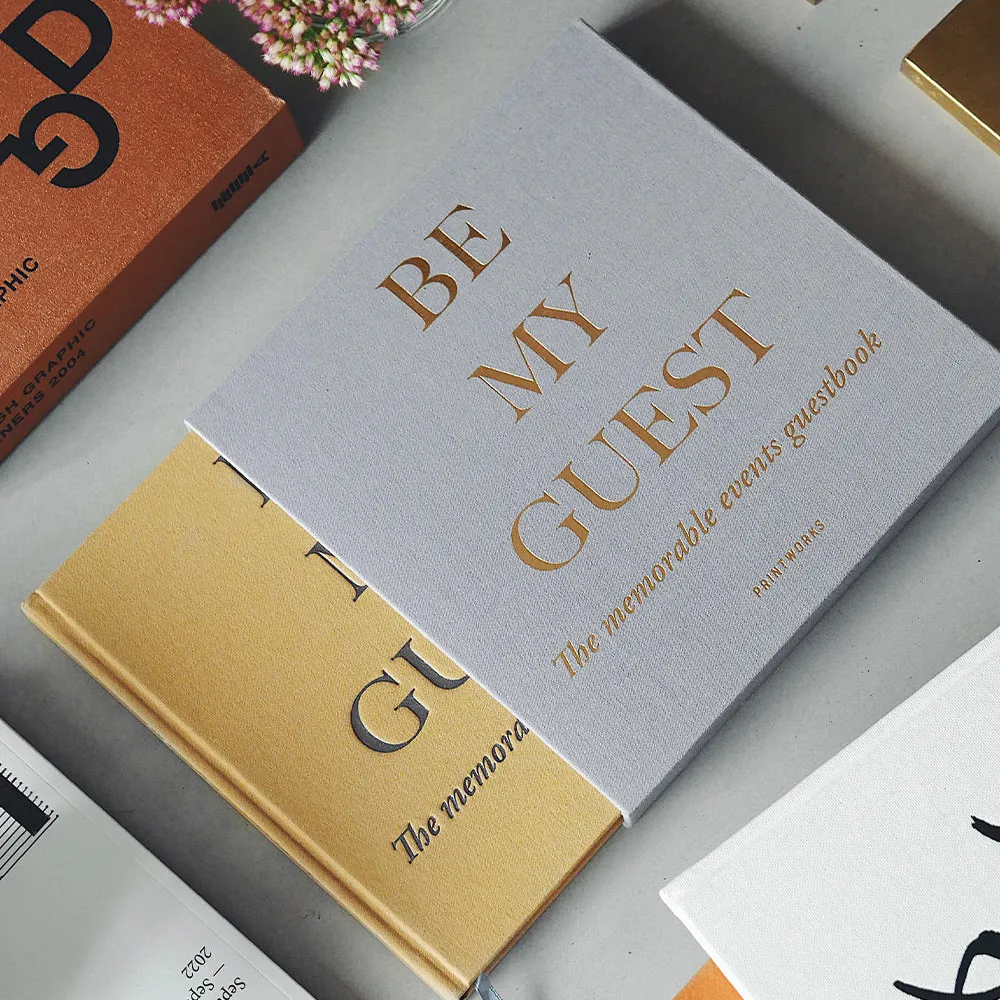  Gjestebok - Beige/Gul