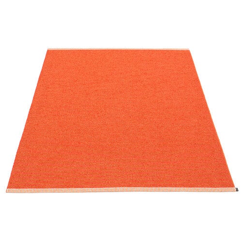 Mono matte 140x200 cm pale orange / coral red 