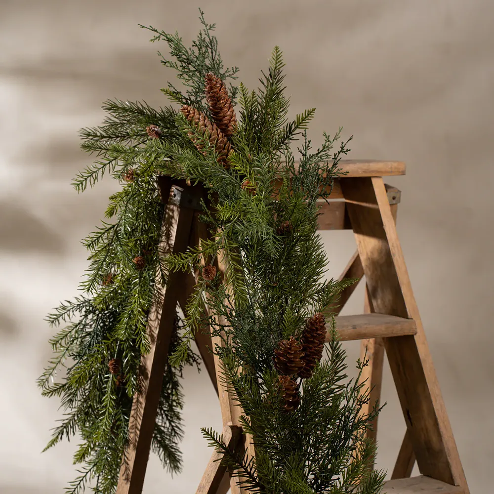  Krans med kongler 180 cm