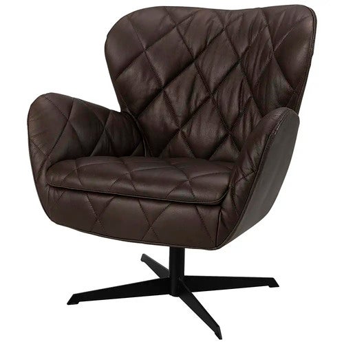 Jade lenestol espresso leather