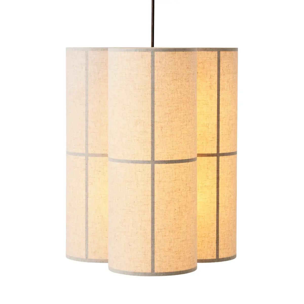 Hashira pendellampe Cluster Large Raw - Audo Copenhagen Hashira Cluster - Stue - Design - Stoff / Tekstil - Med flere lyskilder