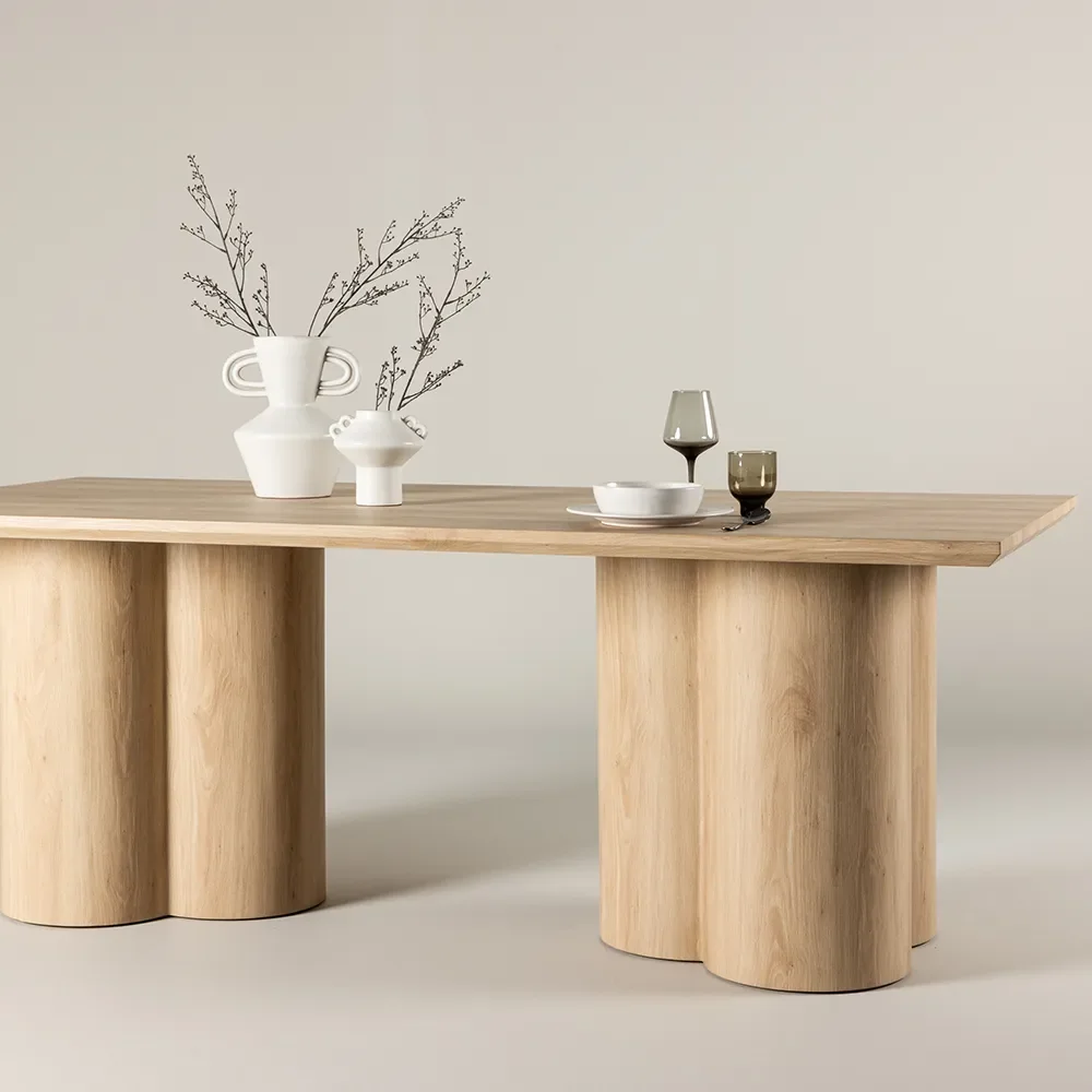 Olivia Spisebord 100x210 cm Whitewash