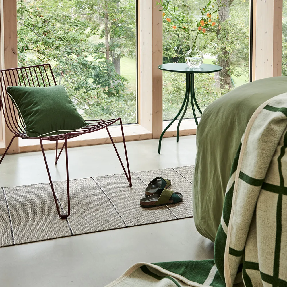 Lea teppe Potato/Dark Brown/Vanilla 70 x 225 cm