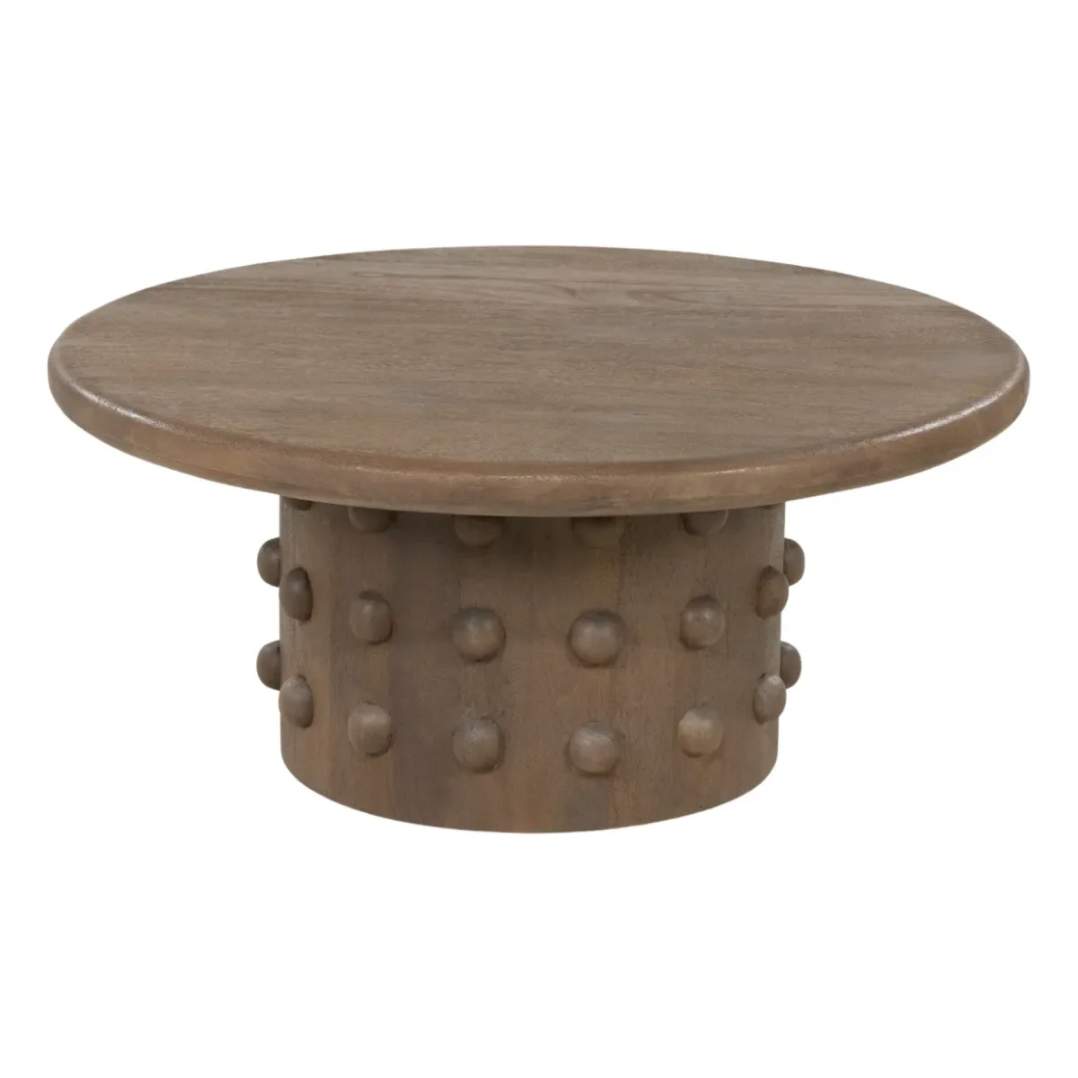 PopDot Sofabord 80x80x35 cm Mangotre Brun