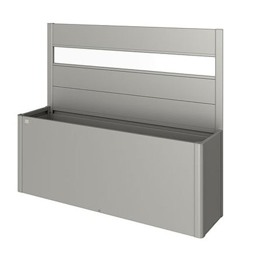 Skjerm for voksebed 4x1 m med akrylglass metallic