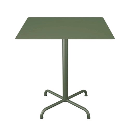  PICO Sofabord 70x70 cm, understell 4 ben Olive green