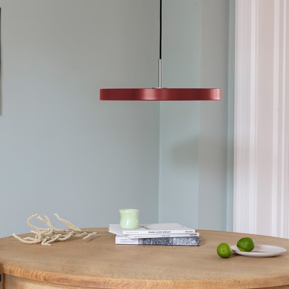 Asteria Pendellampe Medium Ø43 cm Ruby Red