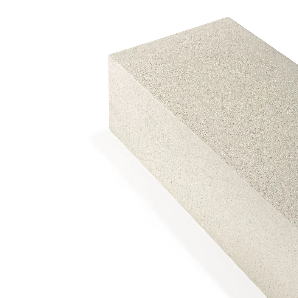 Elements gulvhylle/benk - Off White 220x45x30 cm