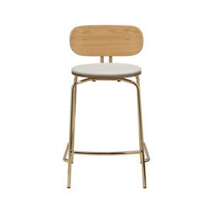 Curious lav barkrakk eik/messing White Sands