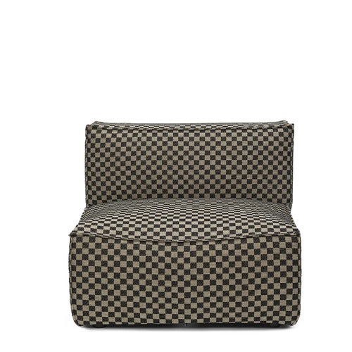 Catena Sofa Center S100 - Check - Sand/Black