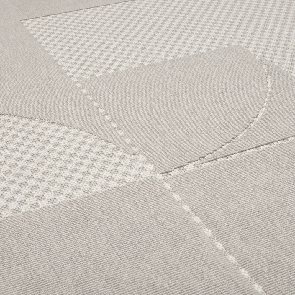 carpretty petit jigsaw cream/white