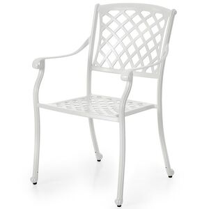 Arras karmstol hvit Brafab